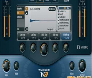 Wizooverb W2 VST机架高级混响效果器