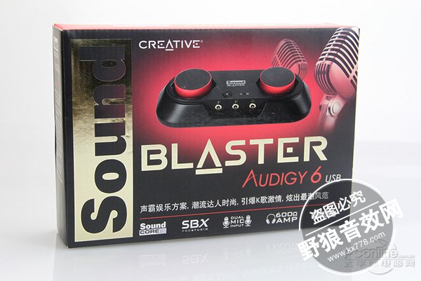 AUDIGY6 创新Audigy6 网络直播K歌声卡怎么样专业评测