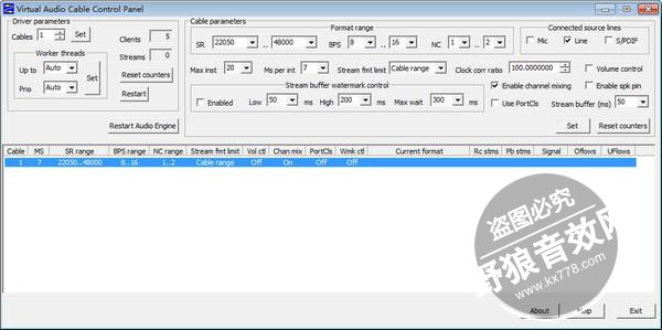 Virtual Audio Cable软件截图 虚拟声卡_虚拟声卡驱动_Virtual Audio Cable免费下载