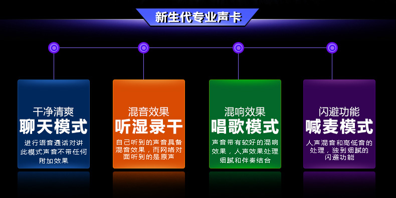 创新技术 5.1小卡槽内置声卡台式机PCI-E小插槽声卡